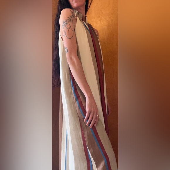 BANANA REPUBLIC Trapeze Maxi Dress Multicolor. WOMENS SMALL. - Picture 5 of 14